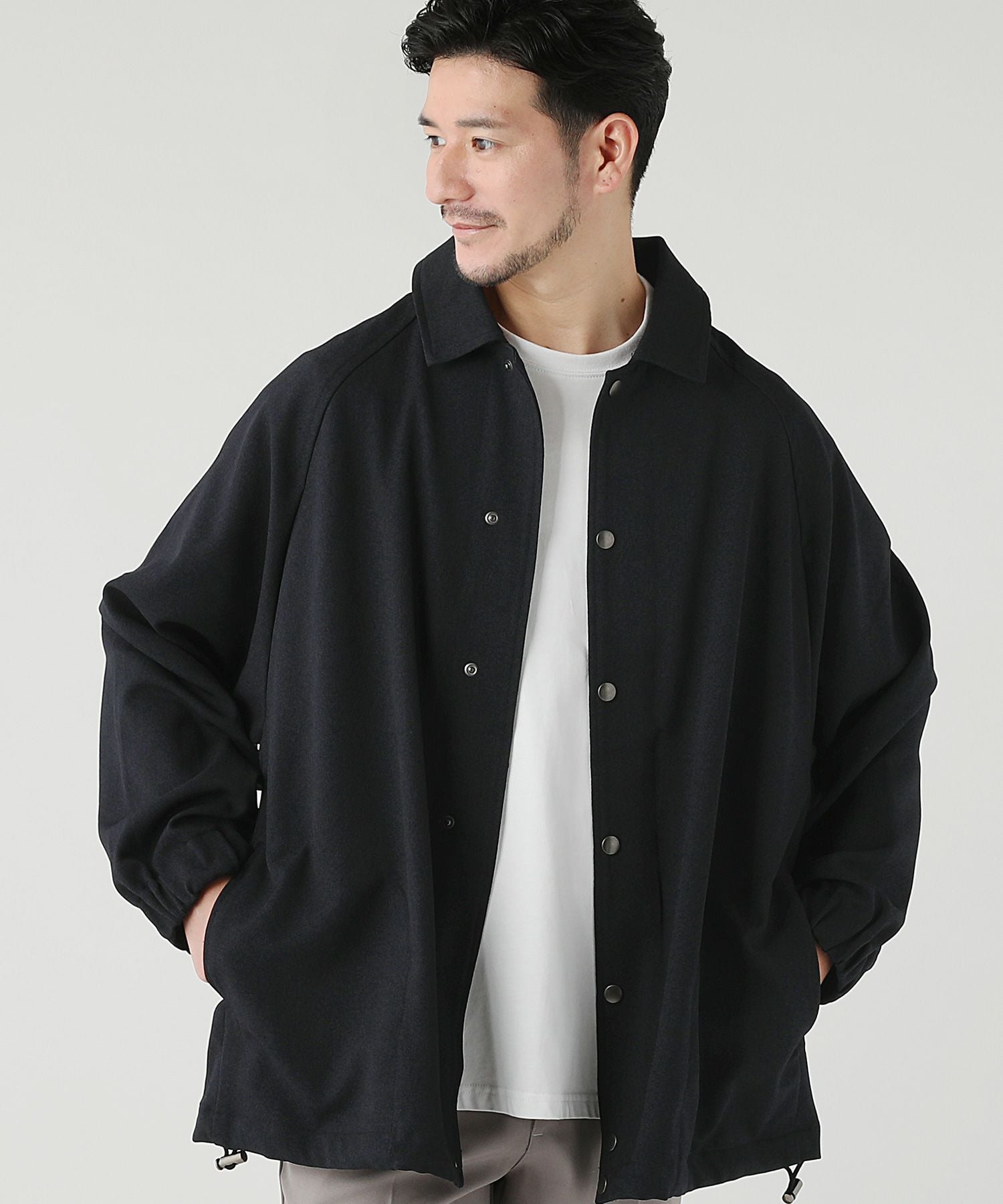 日本製LANATEC(ラナテック)LEI(レイ)ポリエステル ウールライク サージ