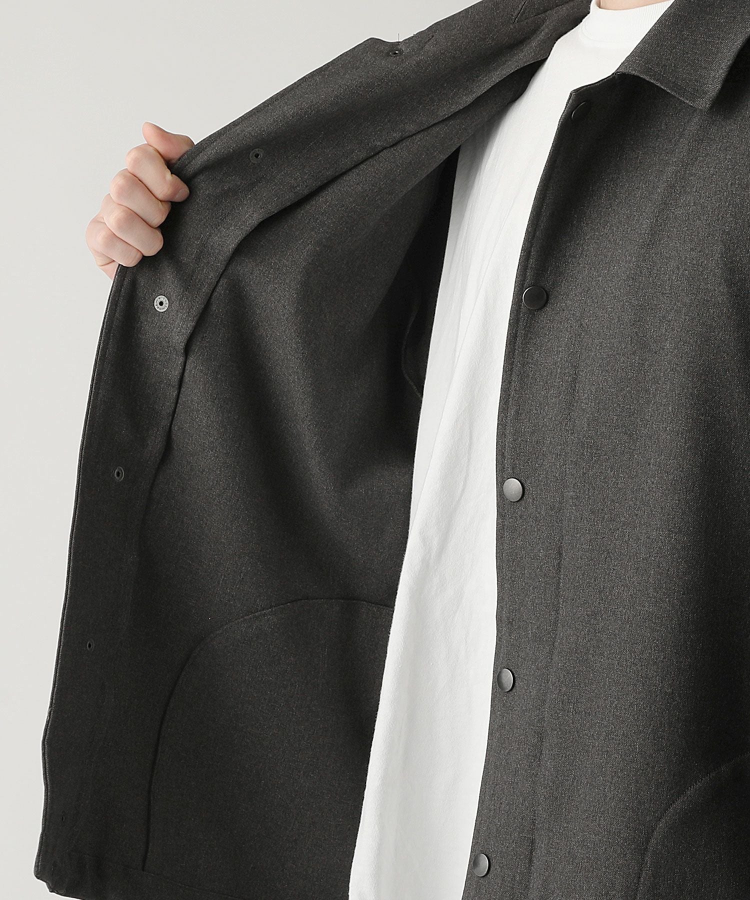 日本製LANATEC(ラナテック)LEI(レイ)ポリエステル ウールライク サージ