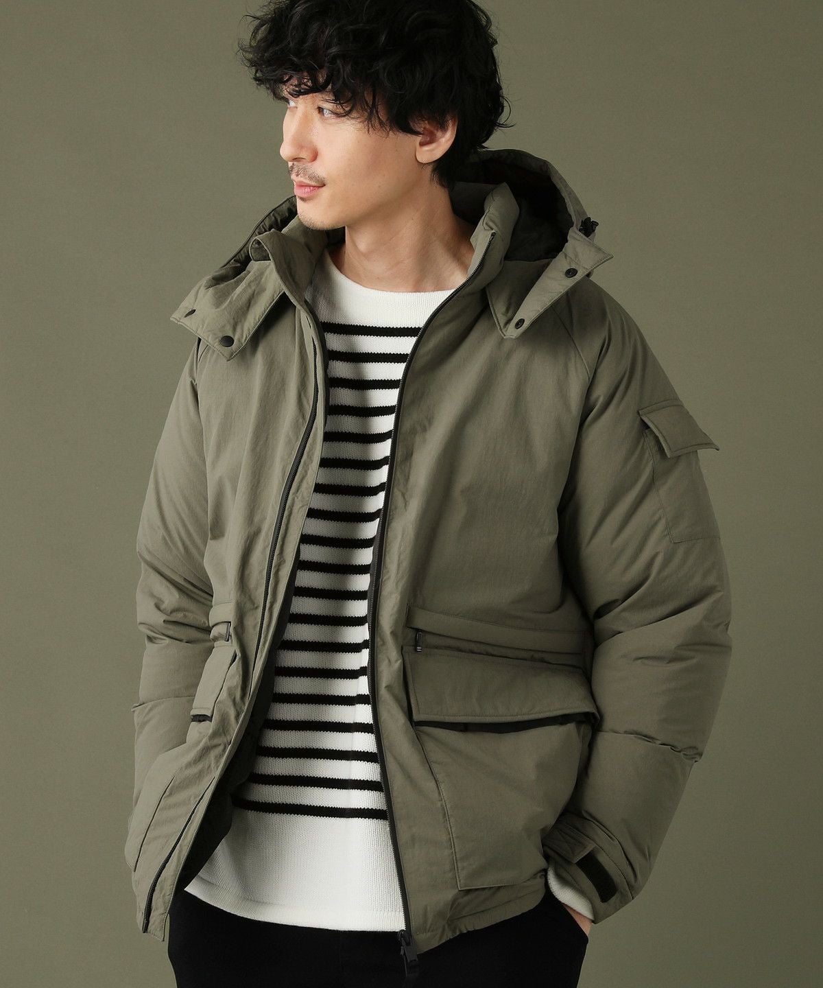 フード脱着式マットナイロンダウンジャケット | 【公式】SPU スプ公式