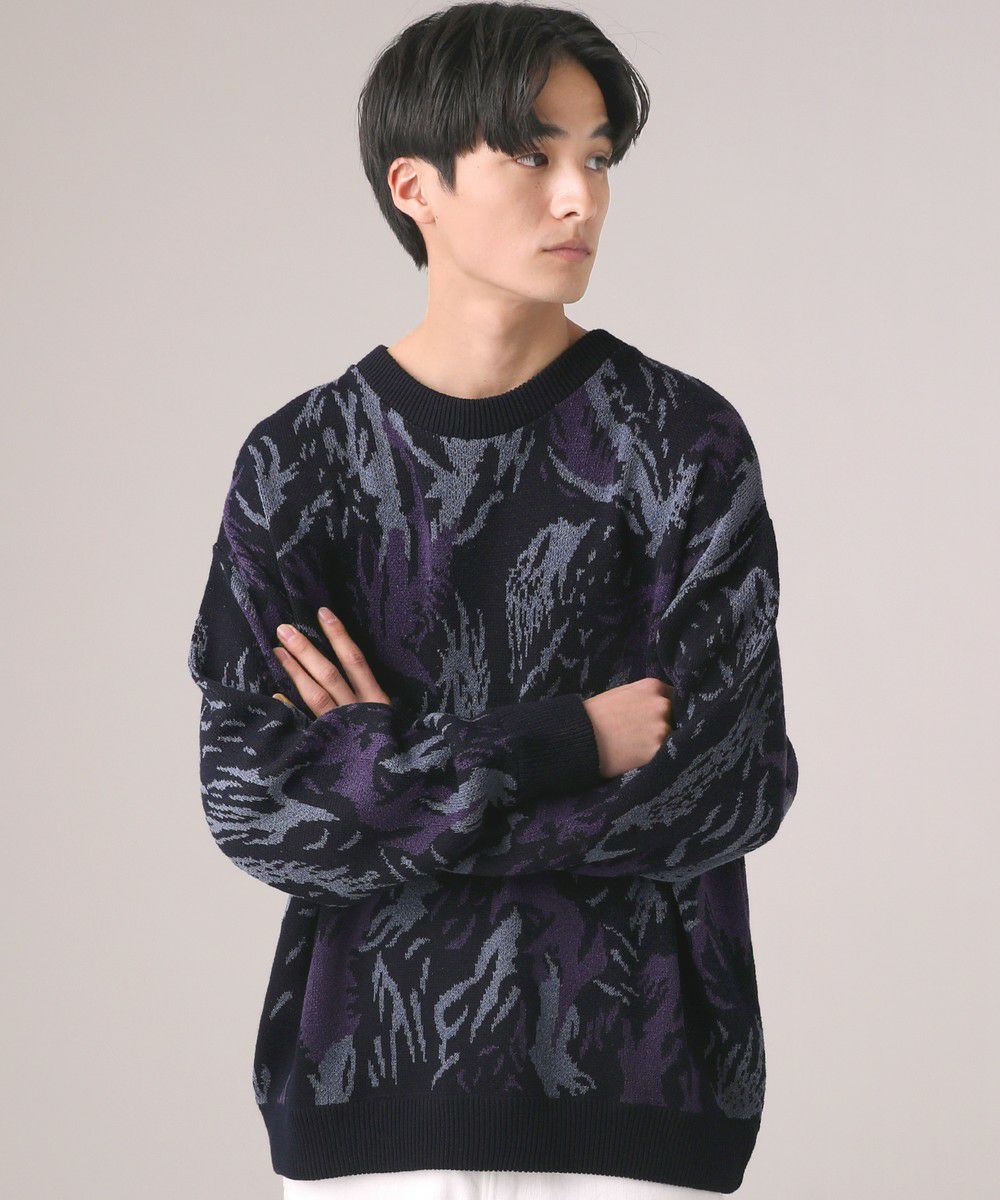 アブストラクトダブルジャガードプルオーバーニット | 【公式】SPU