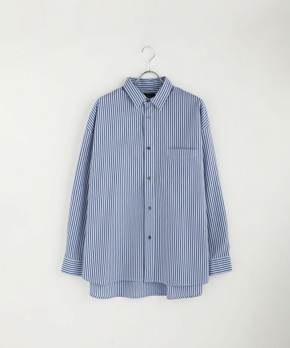 120/2ブロードストライプオーバーサイズ長袖シャツ | 【公式】SPU スプ