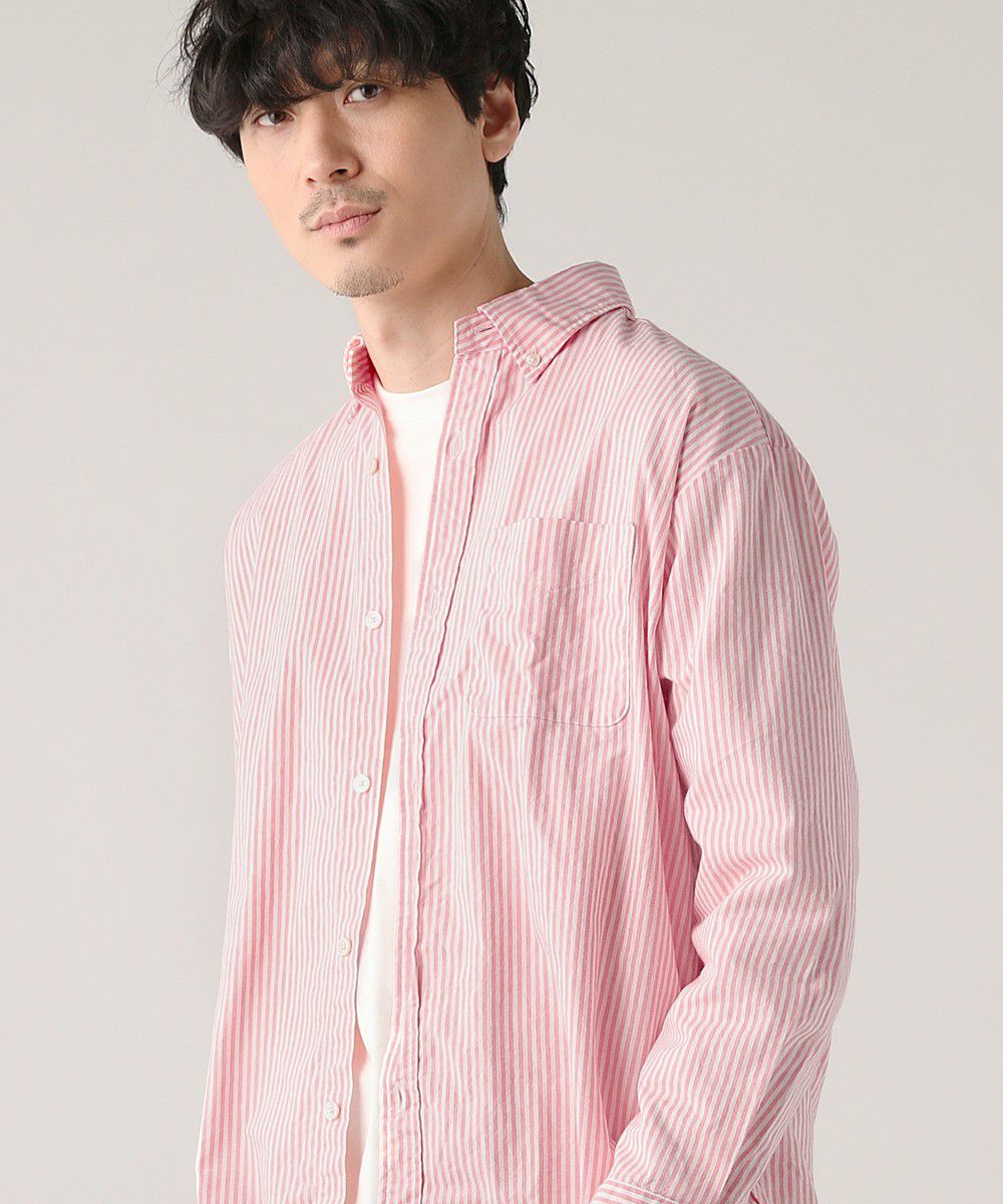 日本製オックスストライプボタンダウン長袖シャツ | 【公式】SPU スプ