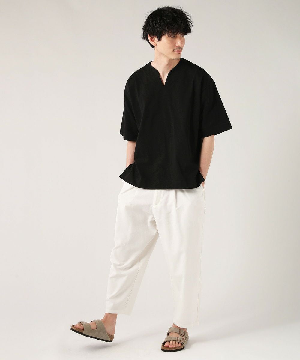 日本製VORTEX 8オンス(MVS天竺) キーネック ハーフスリーブTシャツ
