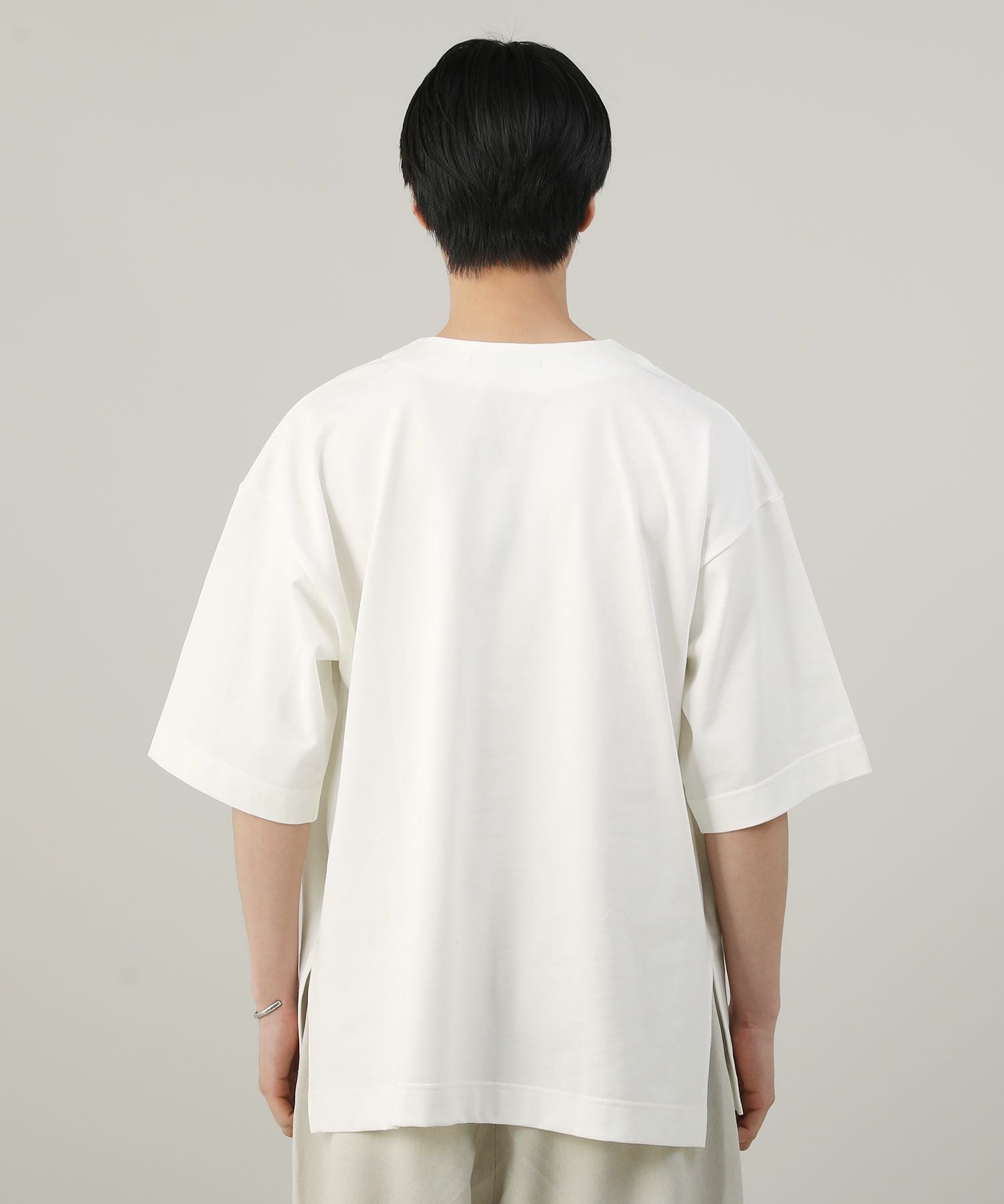 日本製VORTEX 8オンス(MVS天竺) キーネック ハーフスリーブTシャツ