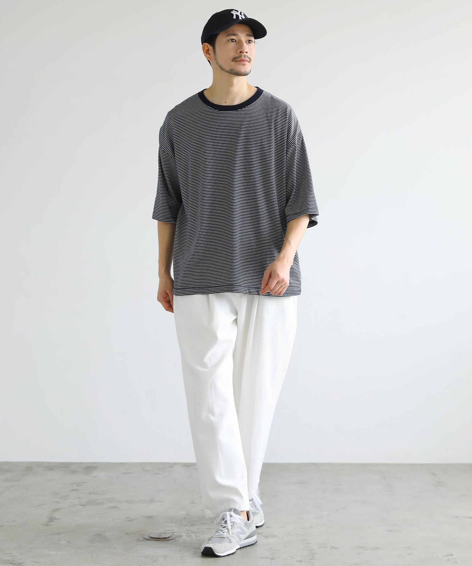 ビッグシルエット無地＆ボーダー半袖Tシャツ | 【公式】SPU スプ公式