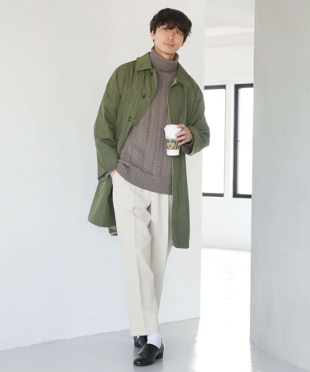 セミワイドシルエットケーブル編みタートルネックニット | 【公式】SPU