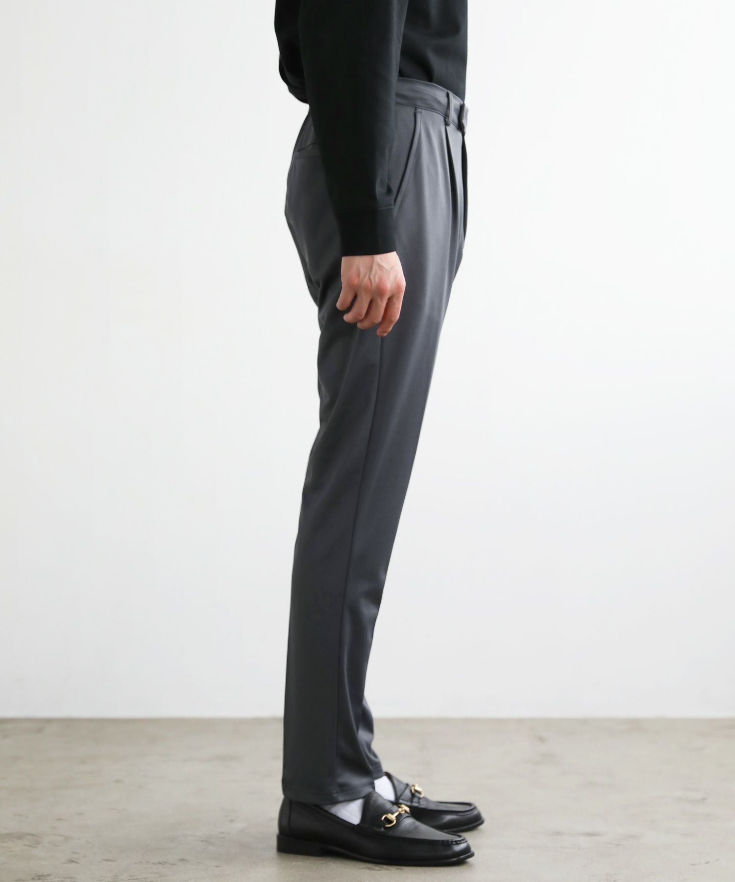 ハイストレッチポンチジャージテーラードジャケット＆スラックスパンツ