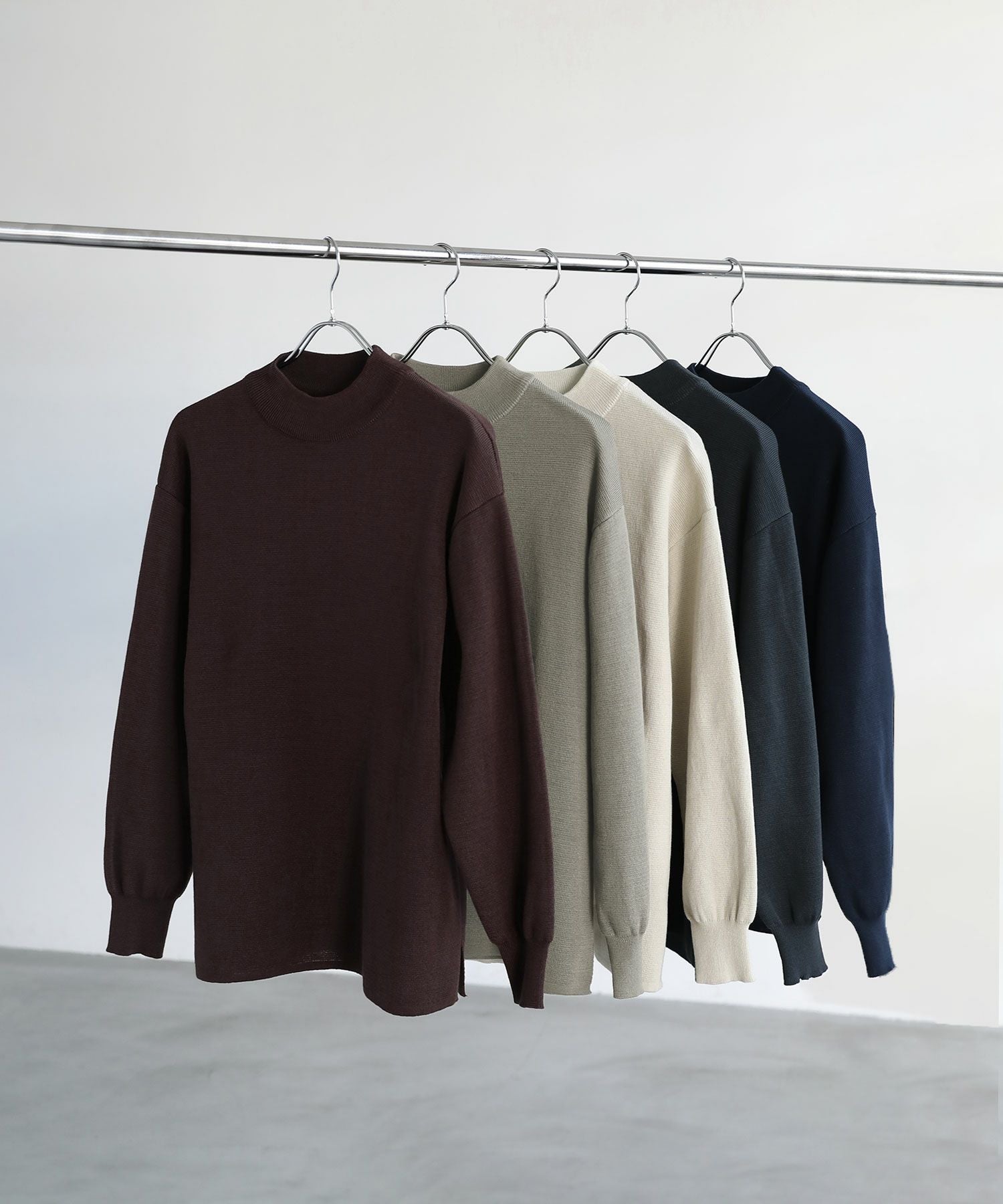 ウォッシャブルミラノリブモックネックニット | 【公式】SPU スプ公式