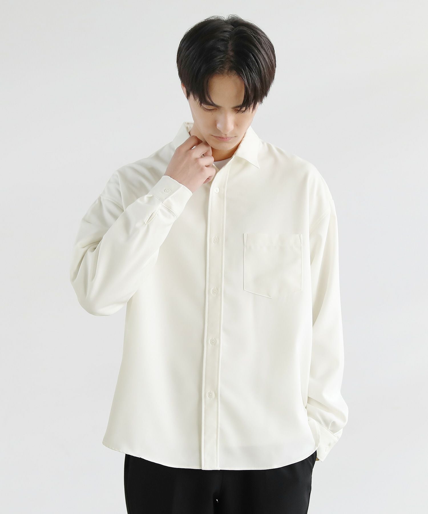 日本製LANATEC(R)ウォッシャブルレギュラーカラー長袖シャツ | 【公式