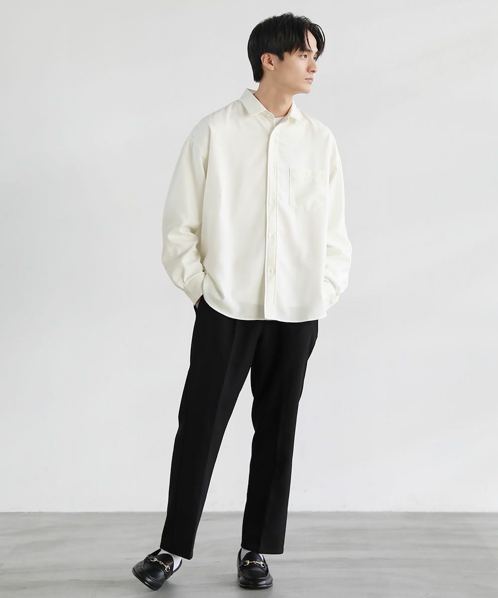 日本製LANATEC(R)ウォッシャブルレギュラーカラー長袖シャツ | 【公式