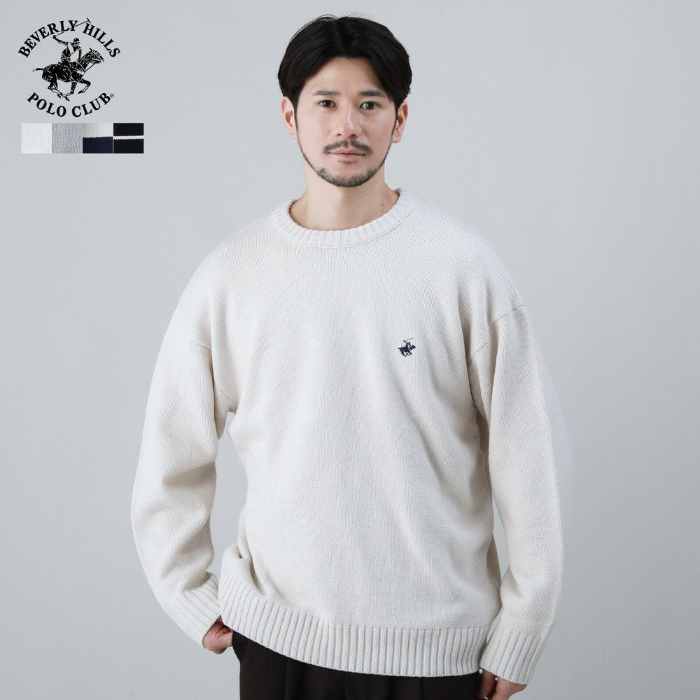 ワンポイントロゴクルーネックセーター | 【公式】SPU スプ公式通販