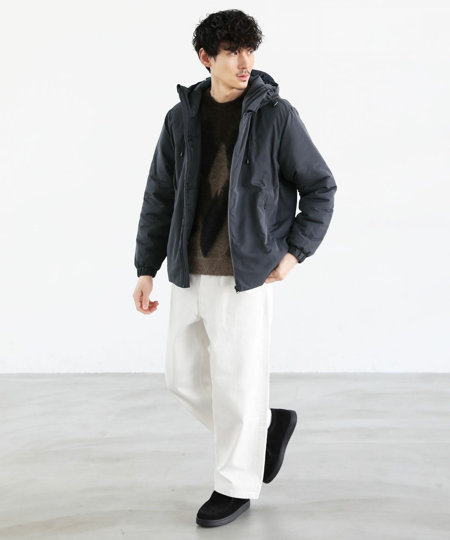 ボリュームハイネック中綿アウタージャケット | 【公式】SPU スプ公式