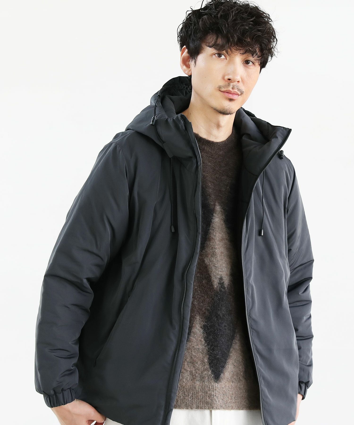 ボリュームハイネック中綿アウタージャケット | 【公式】SPU スプ公式