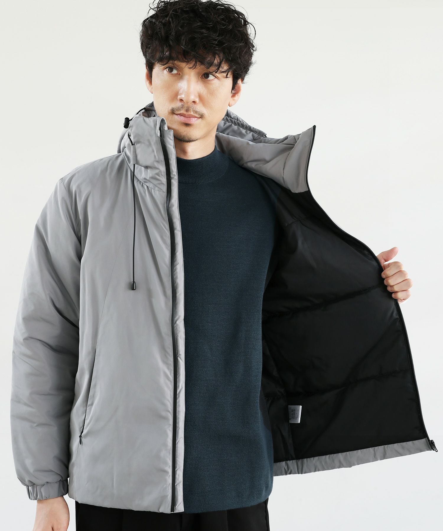 ボリュームハイネック中綿アウタージャケット | 【公式】SPU スプ公式