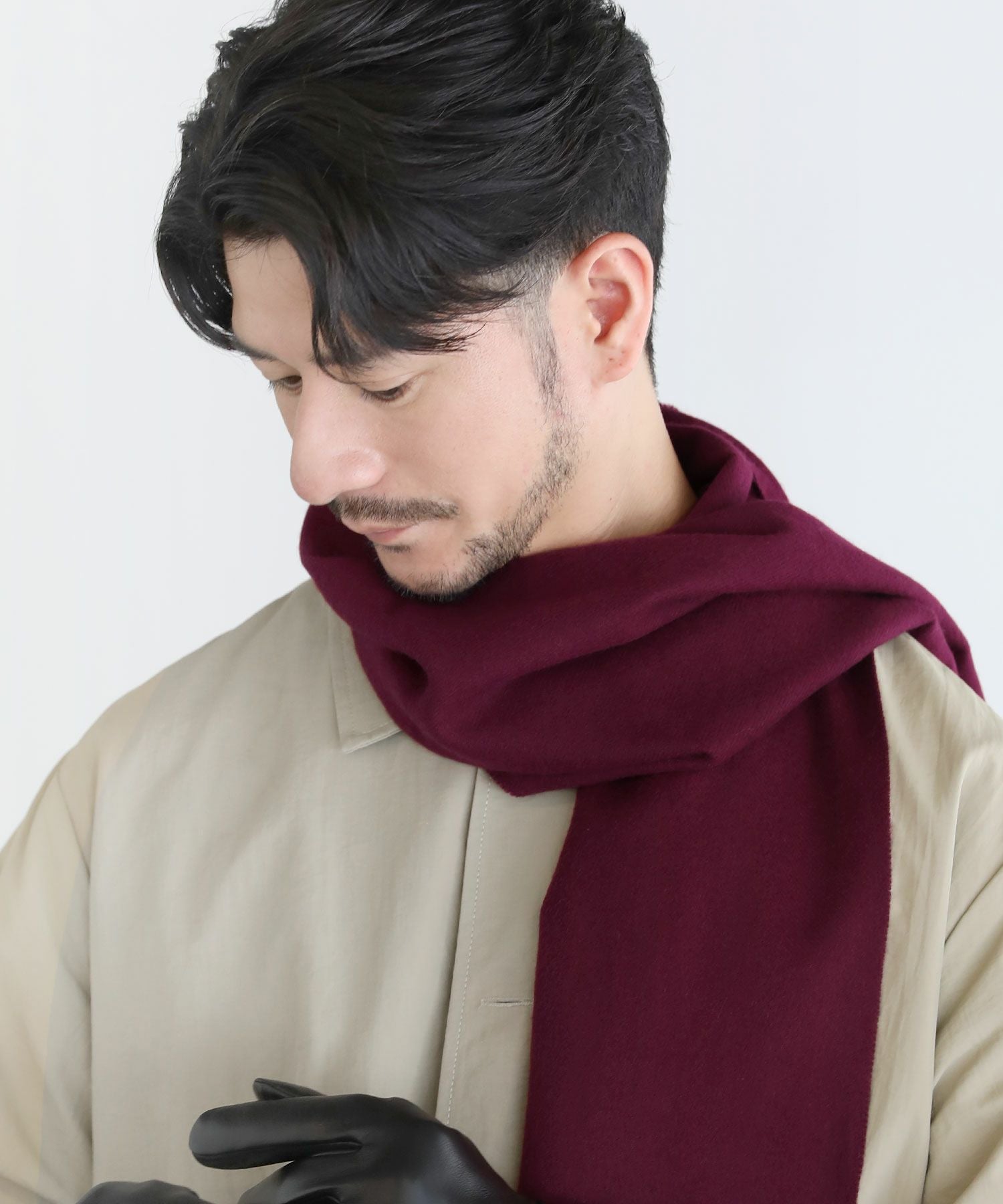 Natural Basic カシミヤ100%のマフラー カシミヤ100％ベーシックマフラー | 【公式】SPU スプ公式通販｜メンズ