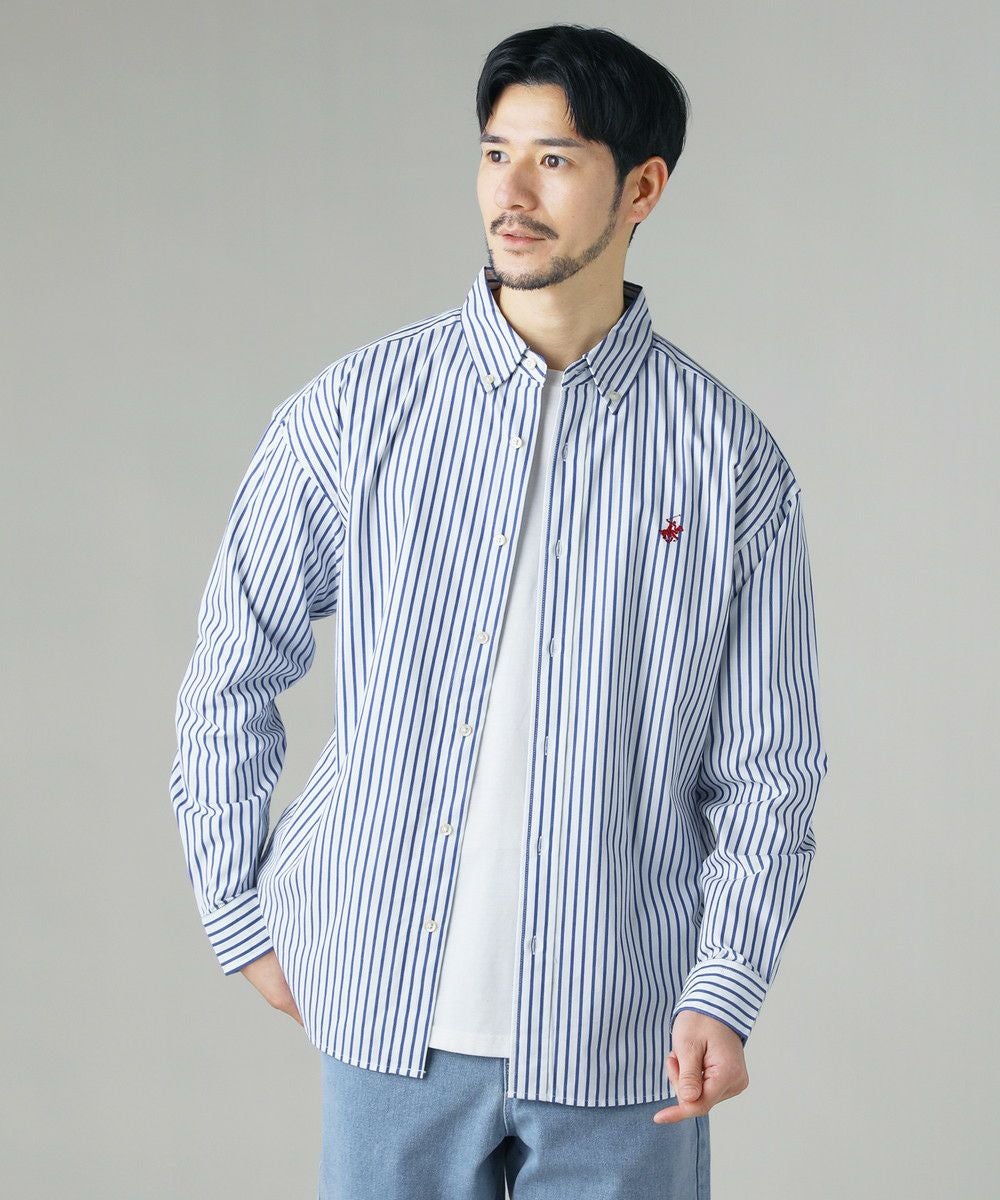 ツイルピーチワンポイント刺繍ボタンダウンシャツ | 【公式】SPU スプ