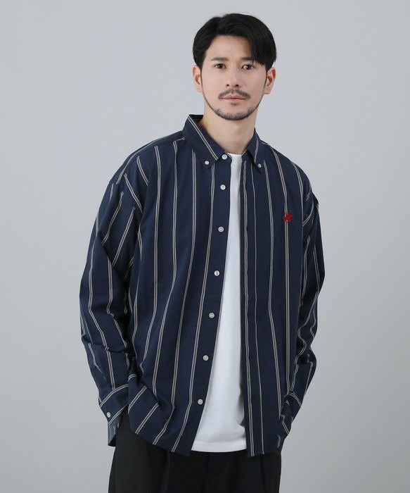 ツイルピーチワンポイント刺繍ボタンダウンシャツ | 【公式】SPU スプ