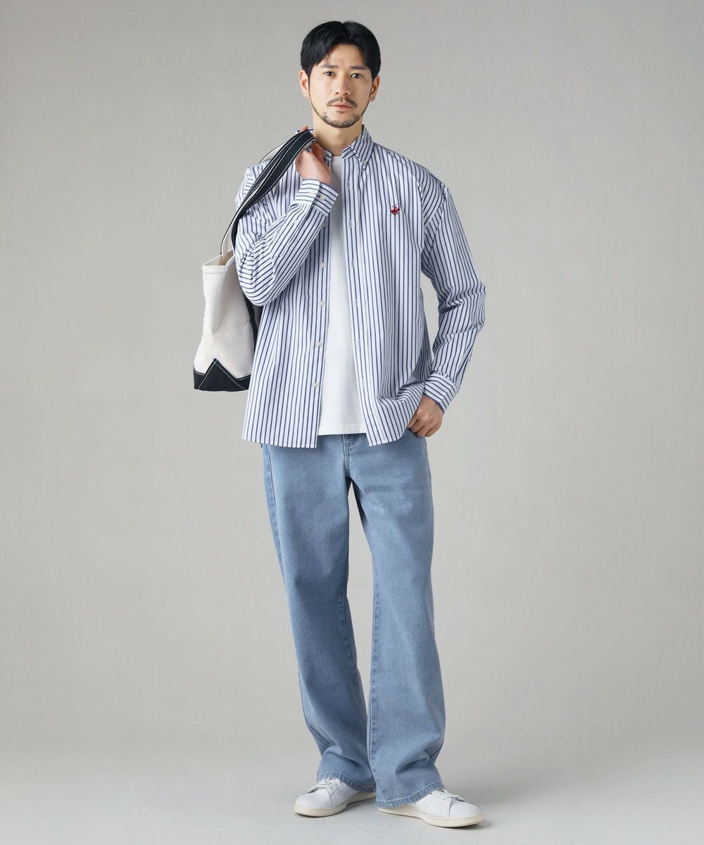 ツイルピーチワンポイント刺繍ボタンダウンシャツ | 【公式】SPU スプ