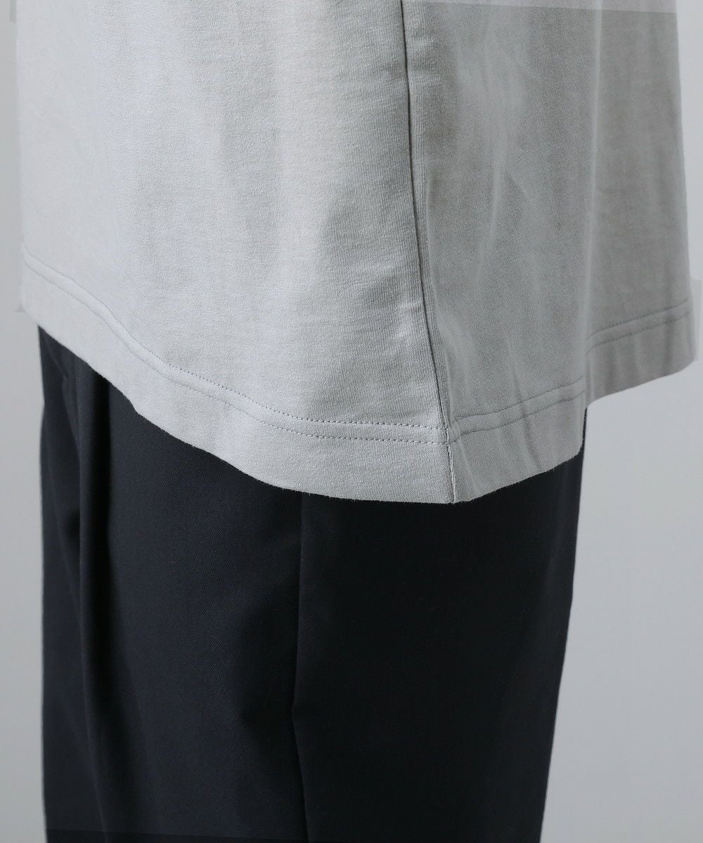 日本製VORTEX 8オンス（MVS天竺）モックネックバルーン長袖Tシャツ