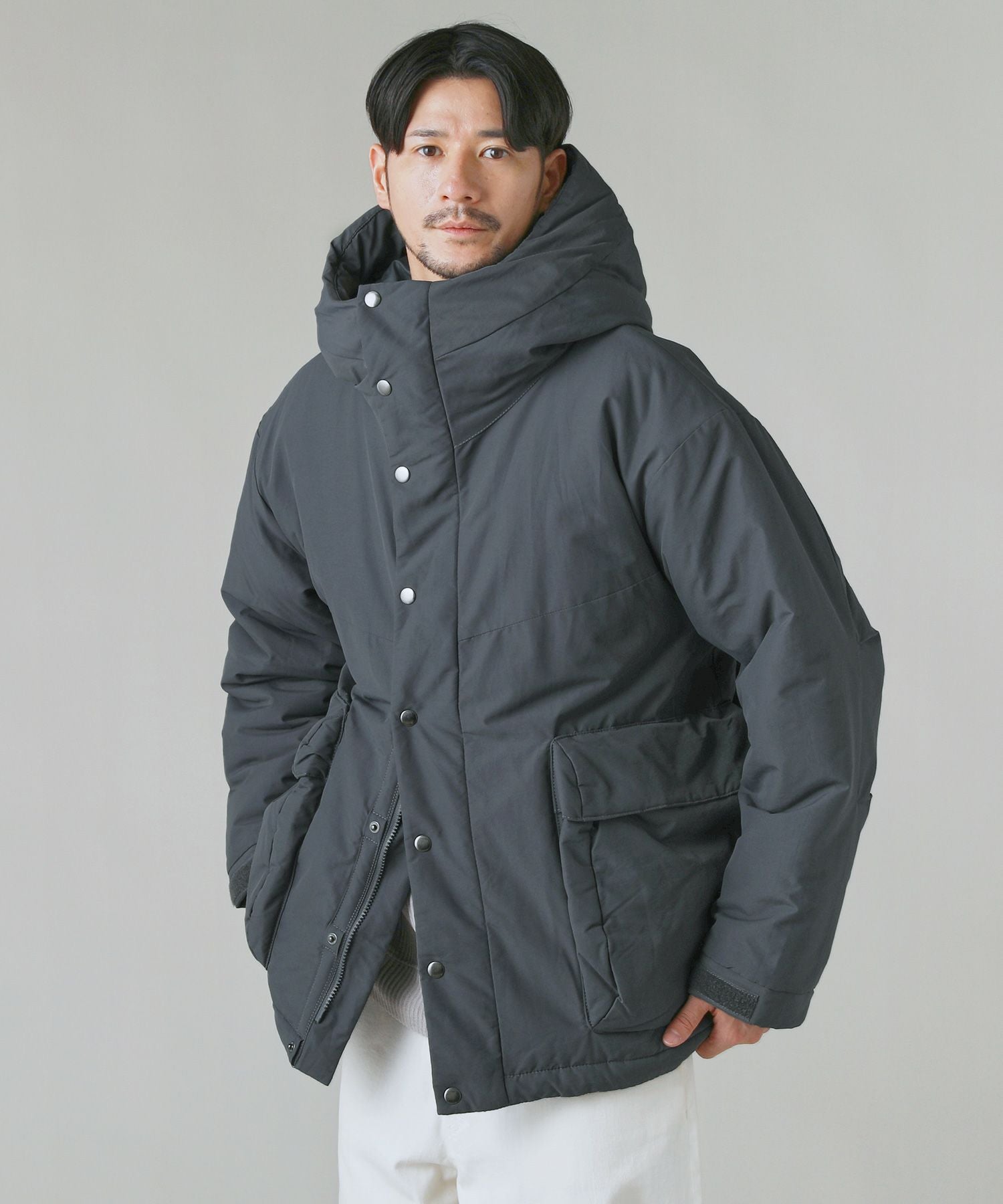 60/40クロスSorona(R)Dupont中綿ビッグポケットマウンテンパーカー