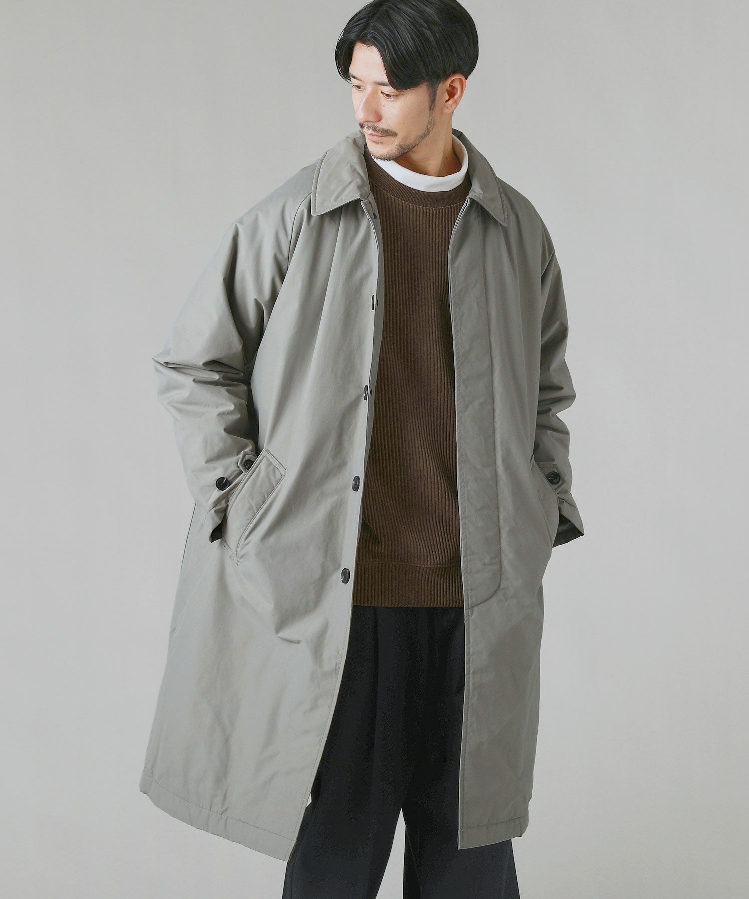 60/40クロスSorona(R)Dupont中綿ステンカラーコート | 【公式】SPU