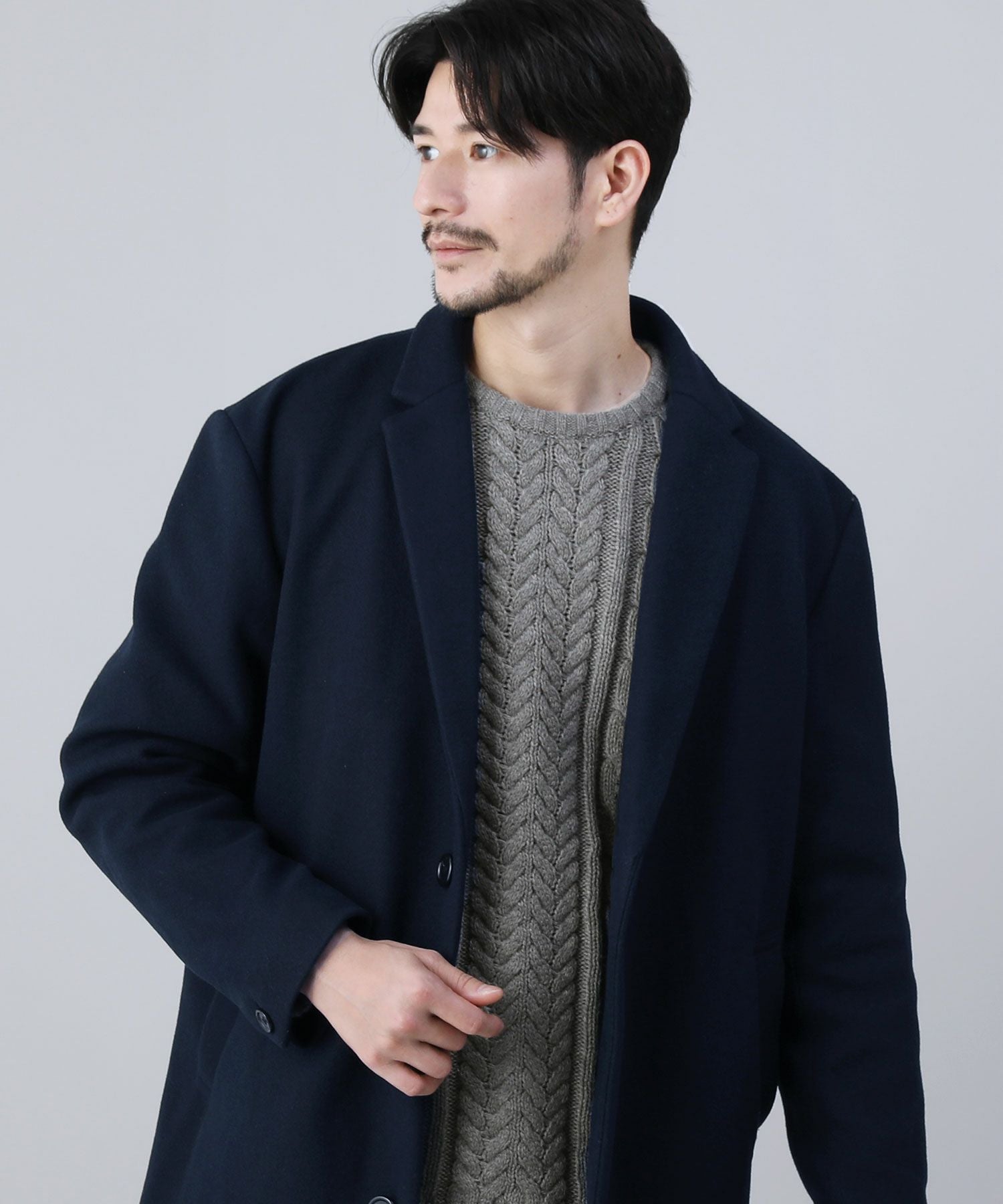 TECHメルトンチェスターコート | 【公式】SPU スプ公式通販｜メンズ