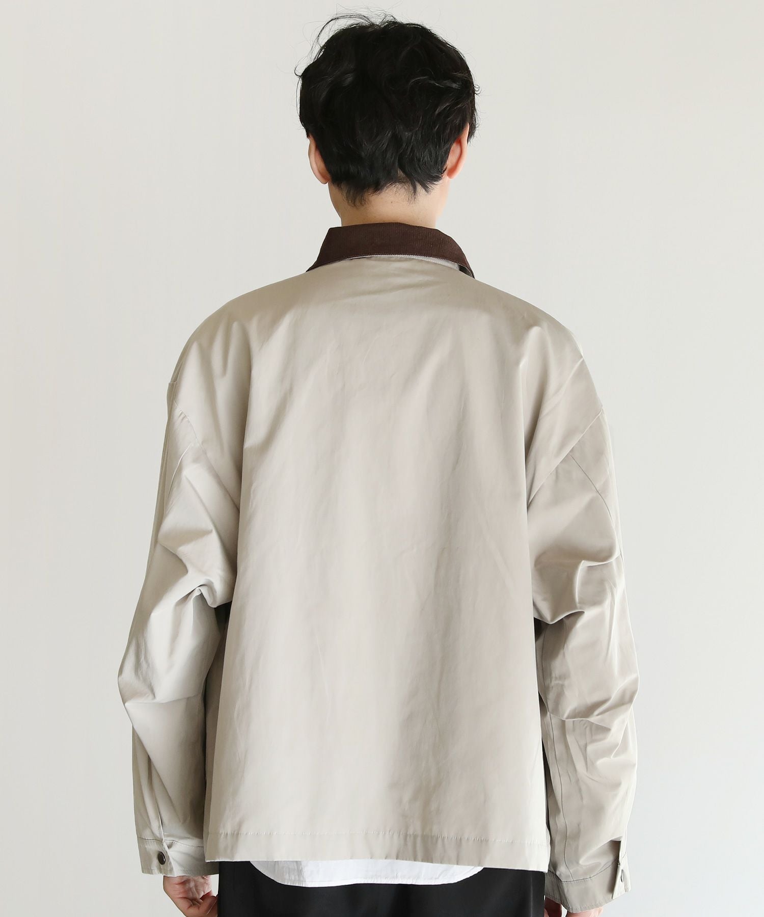 襟コーデュロイ切替ビッグシルエット2wayブルゾン | 【公式】SPU スプ