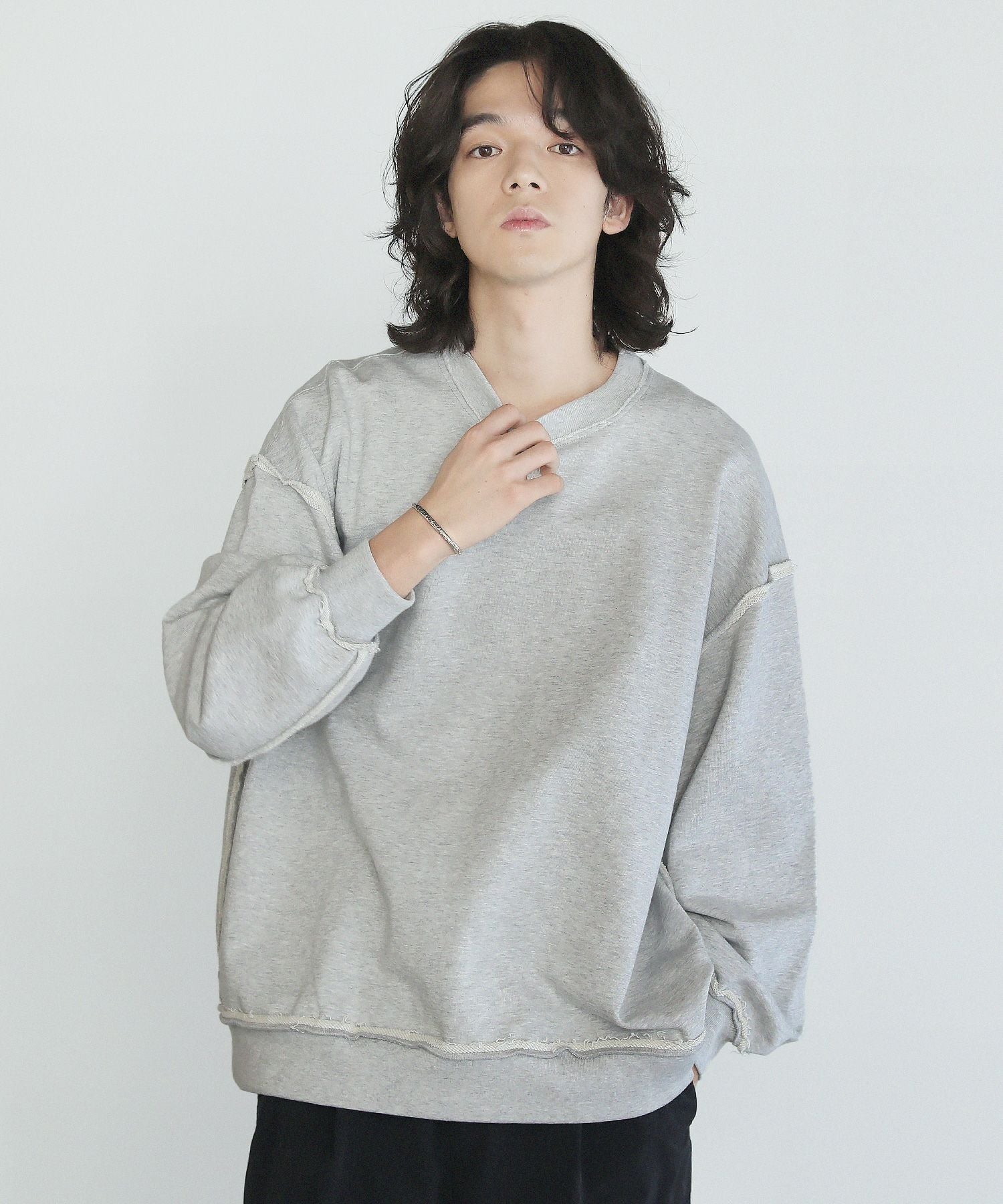 オーバーサイズダメージスウェットシャツ | 【公式】SPU スプ公式通販