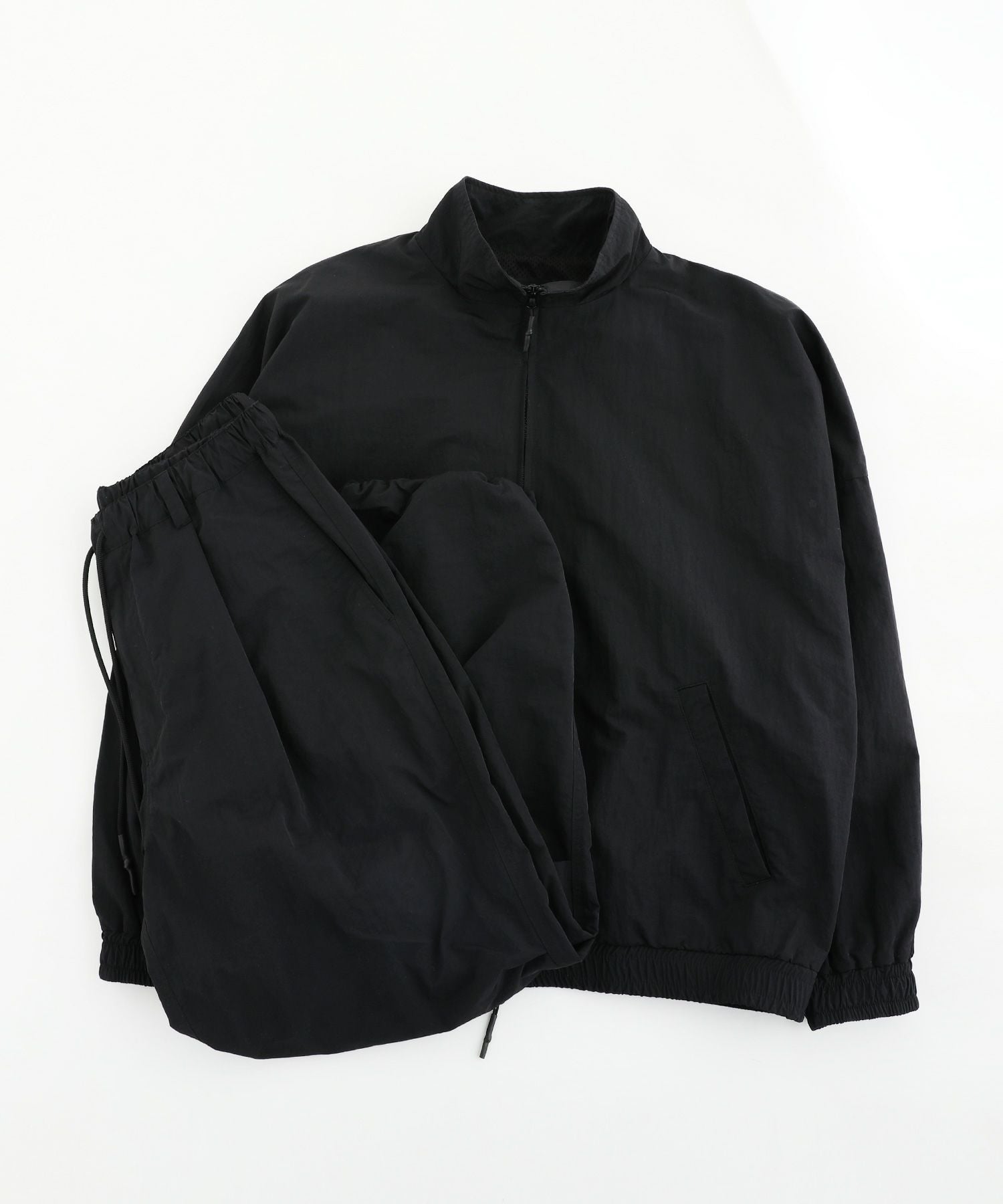 ヴィンテージナイロンタッサードロップショルダートラックジャケット