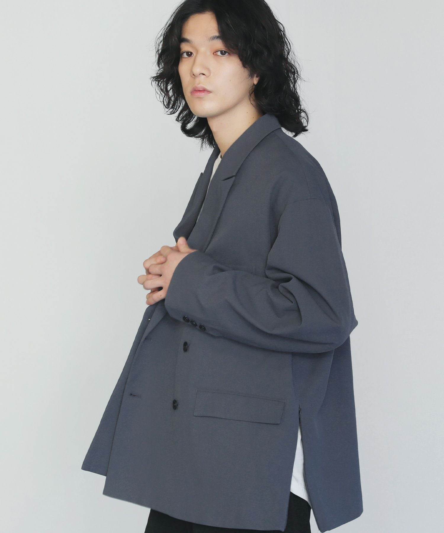 や*様 17aw ダブル テーラードジャケット 417 EDIFICE（フォーワンセブンエディフィス） ジャケット テーラード