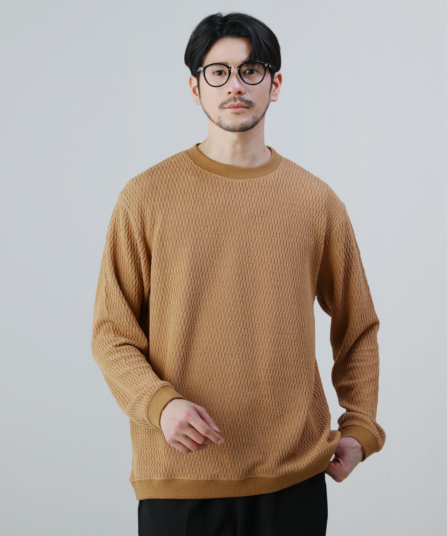 ハニカムサーマル長袖スウェット | 【公式】SPU スプ公式通販｜メンズ