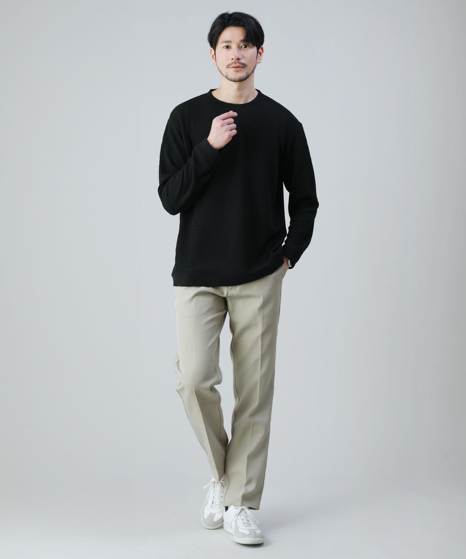 ハニカムサーマル長袖スウェット | 【公式】SPU スプ公式通販｜メンズ