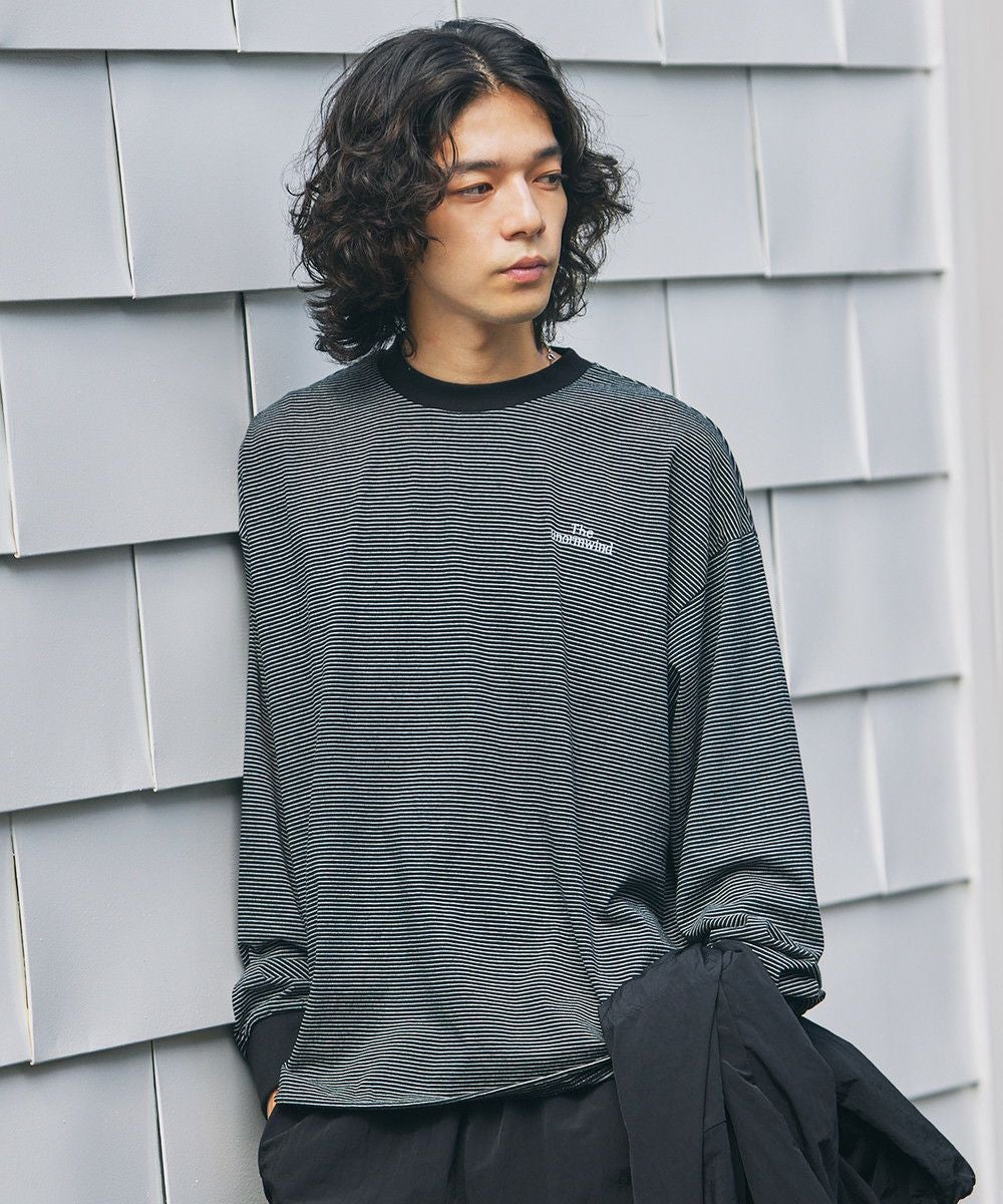 ロゴ刺繍裾ドローコード長袖無地Tシャツ | 【公式】SPU スプ公式通販