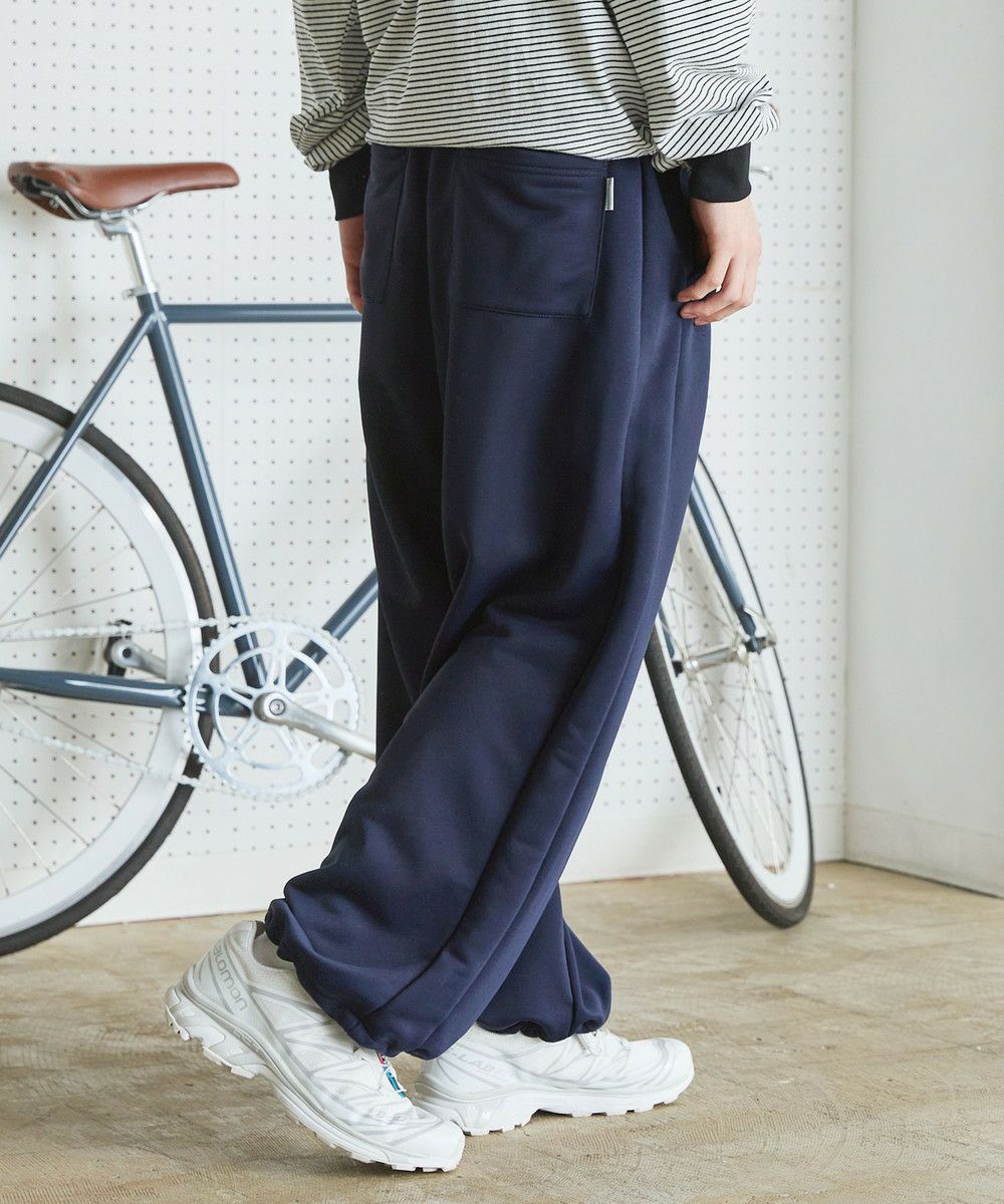 セットアップ対応】ブランド刺繍ロゴ裾ドローコードアーバンテック