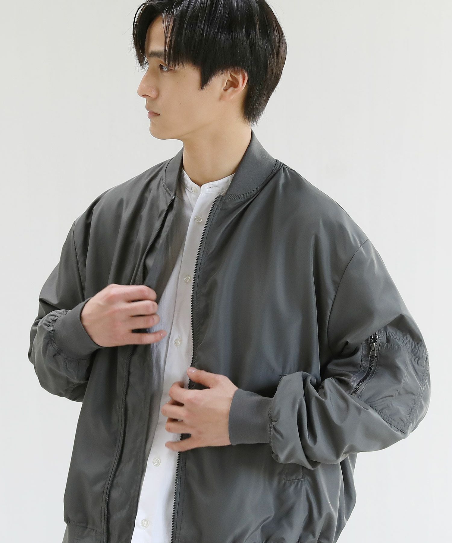 ビッグシルエットドロップショルダーMA-1 | 【公式】SPU スプ公式通販