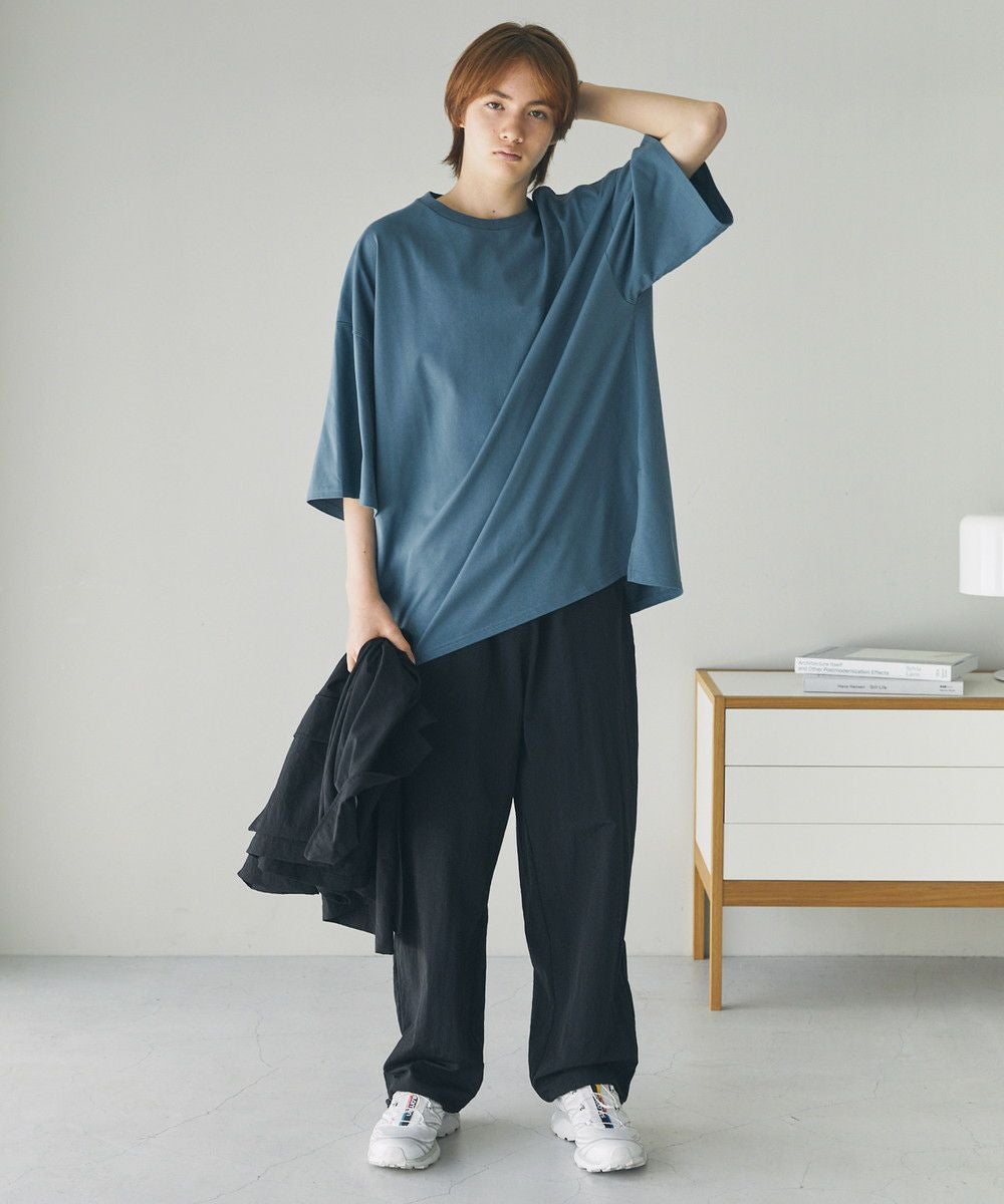 コットンミックスCOOLMAX(R)ビッグシルエットTシャツ 【メール便対応