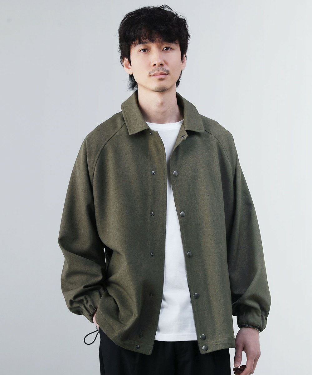 日本製Naturemier（ナチュレミア）TECHウールライクツイル長袖コーチ