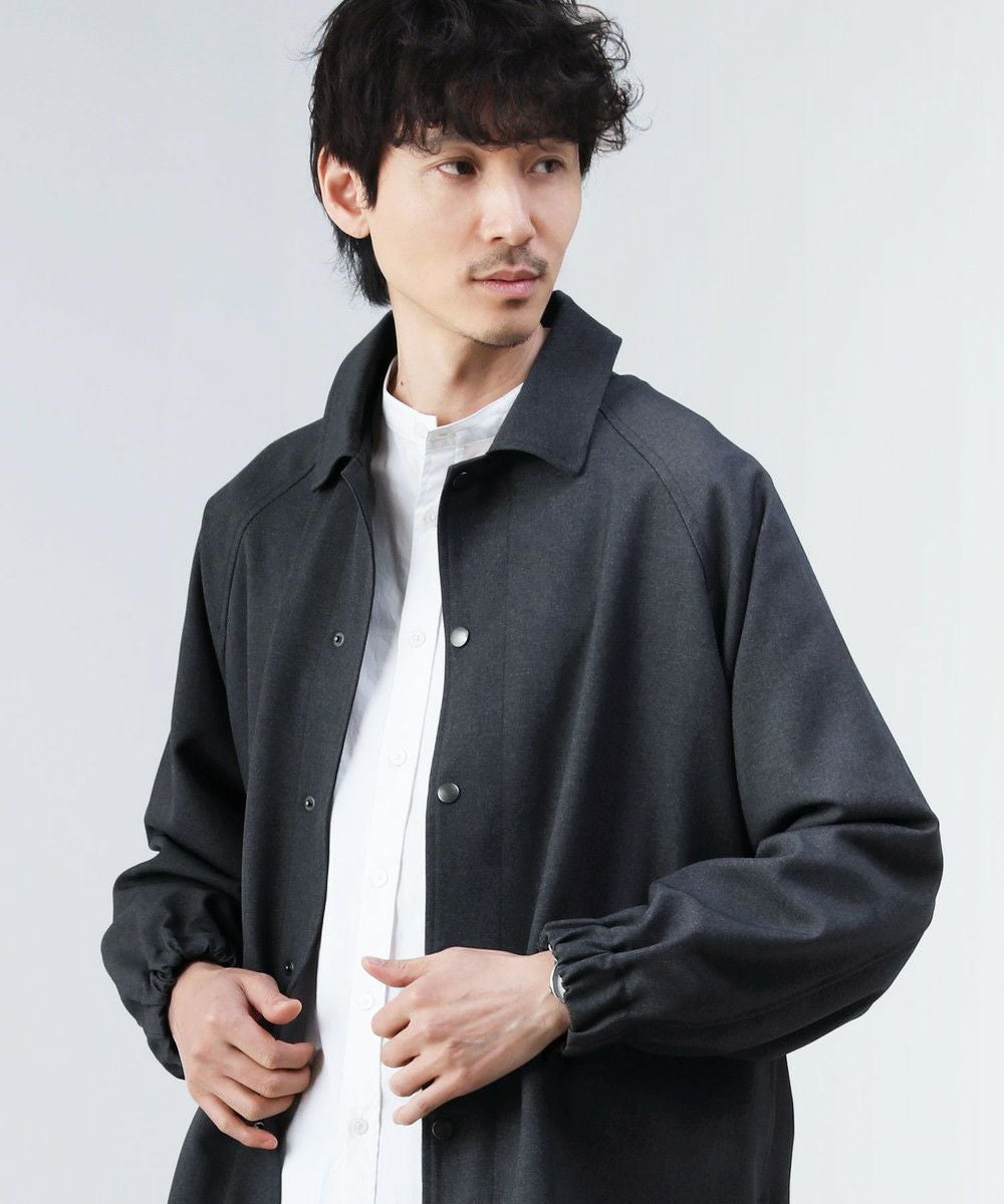 日本製Naturemier（ナチュレミア）TECHウールライクツイル長袖コーチ