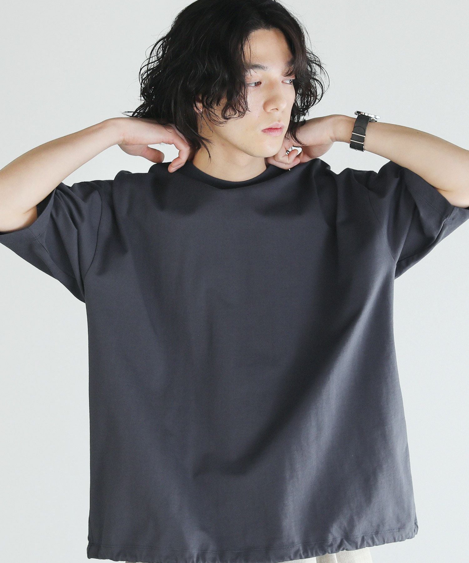 専用です＊ DOORS/ Siiwa 麻混天竺ドロップワイドＴシャツ siiwa（シーワ）の「siiwa 麻混天竺ドロップワイドTシャツ（Tシャツ