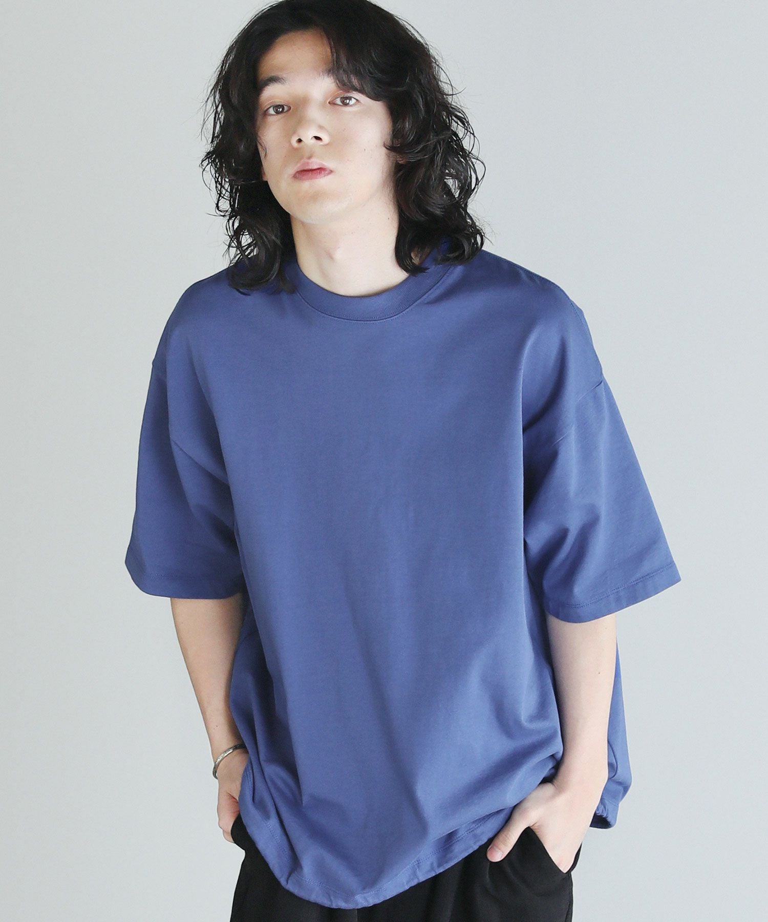 ヘビーウェイトMVS天竺ジャージドローストリングス半袖Tシャツ