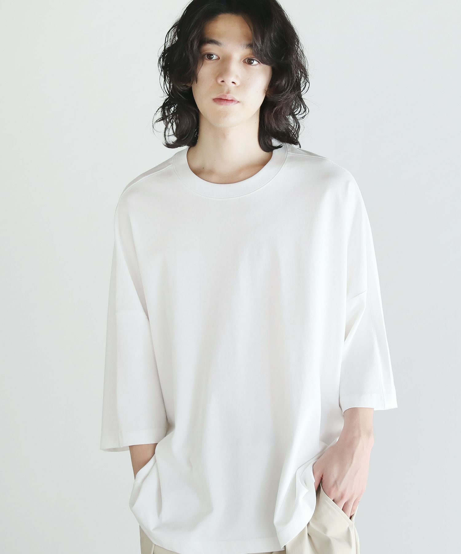 ハイツイストコットンドルマンスリーブ5分袖Tシャツ | 【公式】SPU