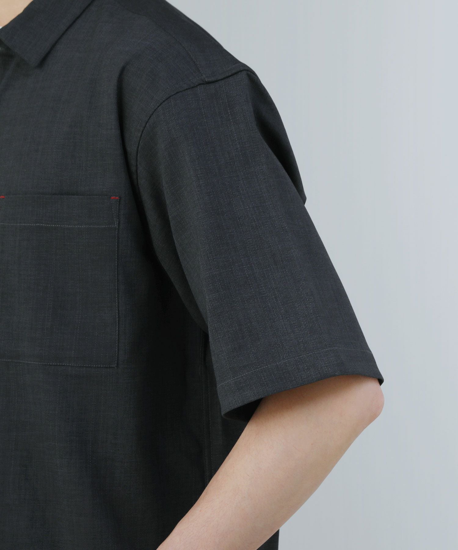 リネンライクストレッチ半袖シャツ | 【公式】SPU スプ公式通販