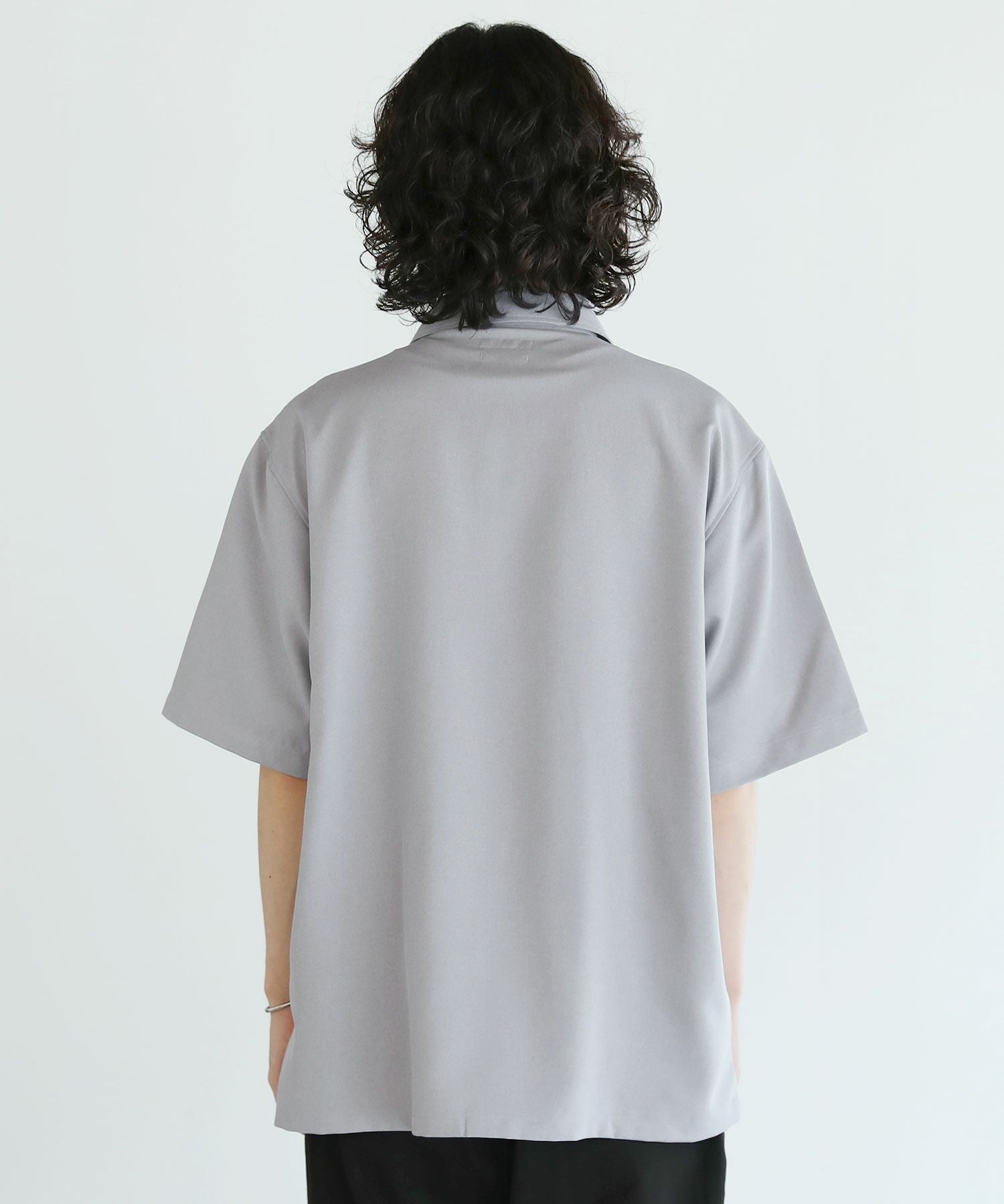 日本製Reflax(R)ウォッシャブルリネンライク接触冷感ハーフスリーブ