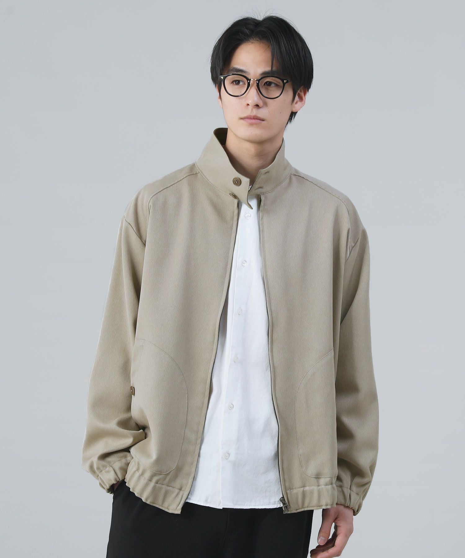 日本製Naturemier（ナチュレミア）TECHレトロへリンボンハリントン
