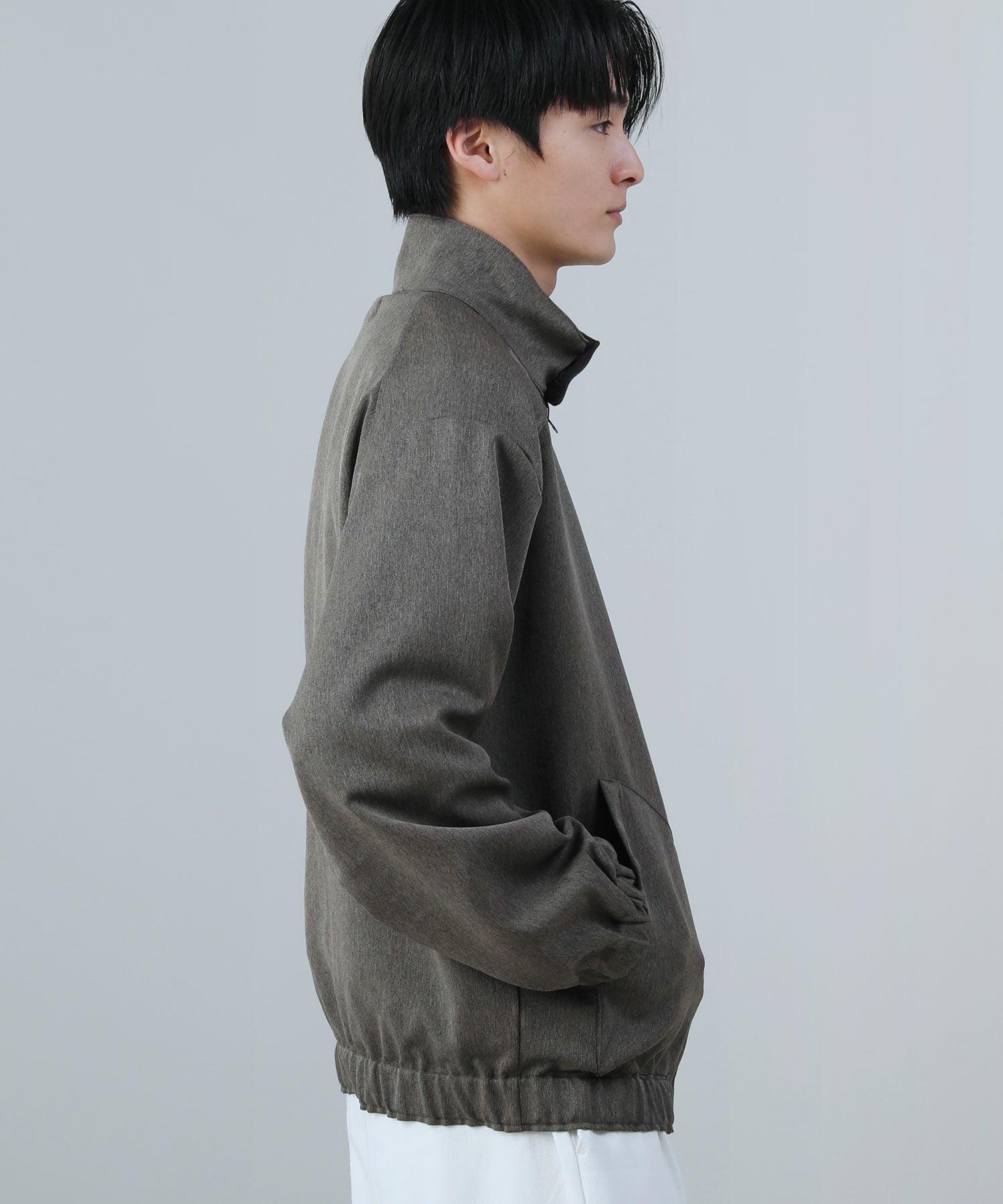 日本製Naturemier（ナチュレミア）TECHレトロへリンボンハリントン