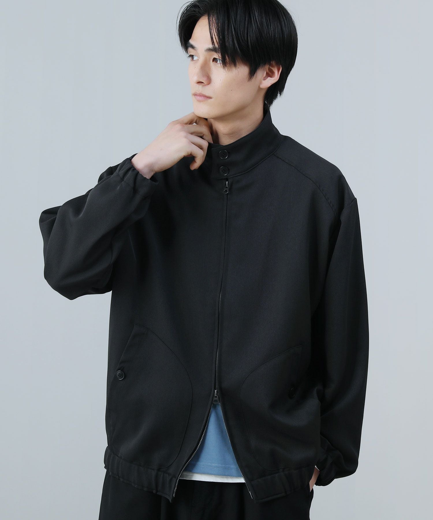 日本製Naturemier（ナチュレミア）TECHレトロへリンボンハリントン