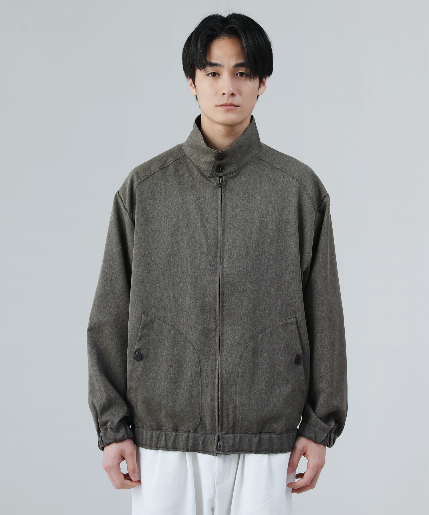 日本製Naturemier（ナチュレミア）TECHレトロへリンボンハリントン