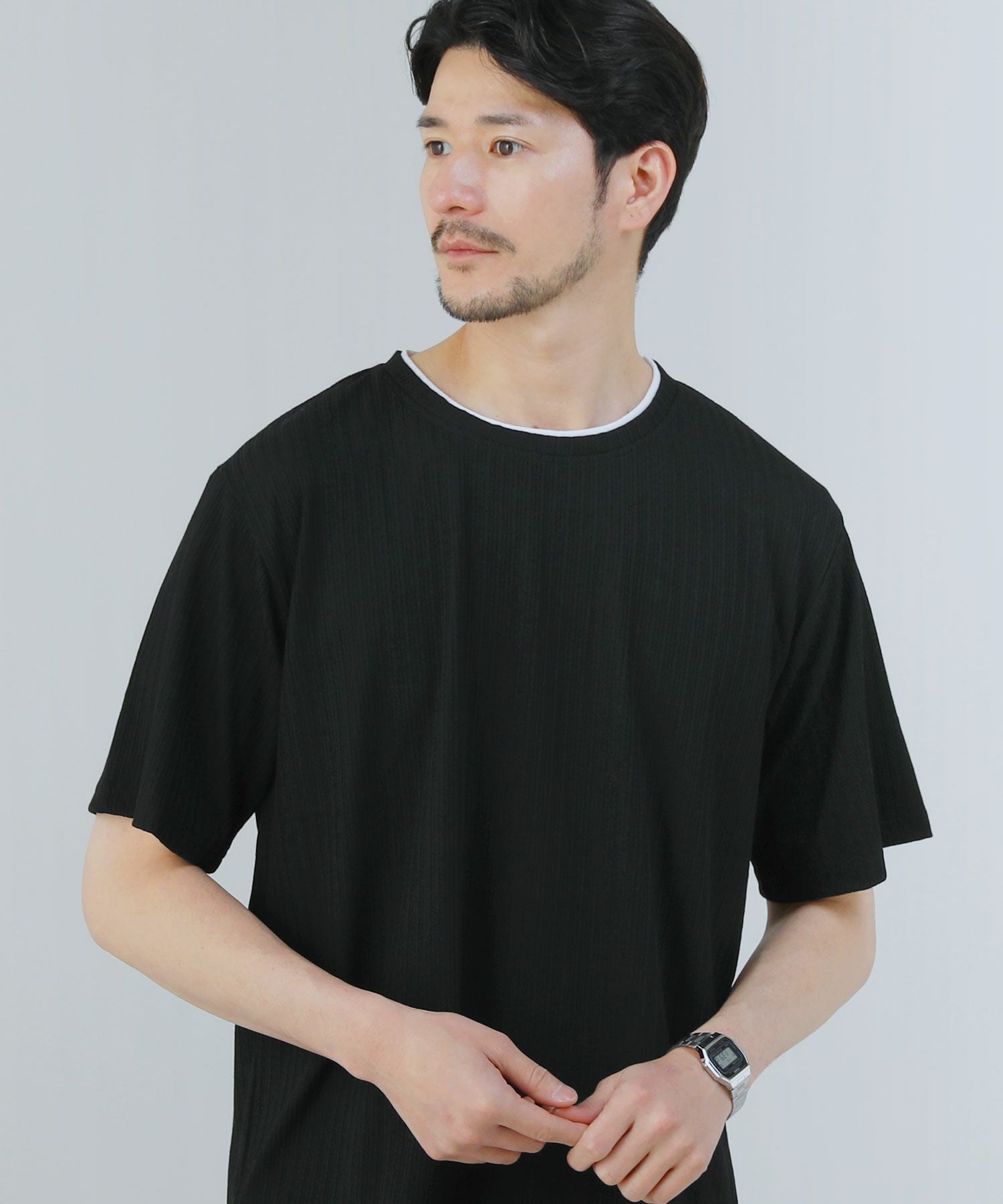 黒　半袖 スフィーダ（SFIDA）（メンズ）サッカー フットサルウェア SOFT DRY