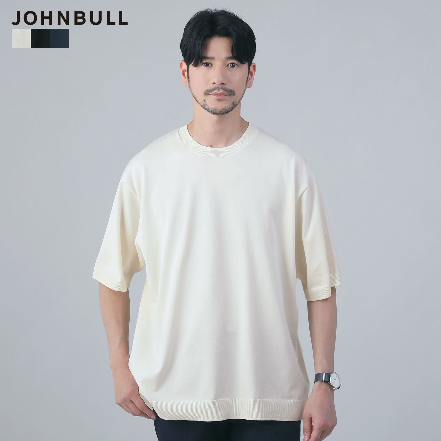 ナチュラルタッチコットンニット半袖Tシャツ | 【公式】SPU スプ公式