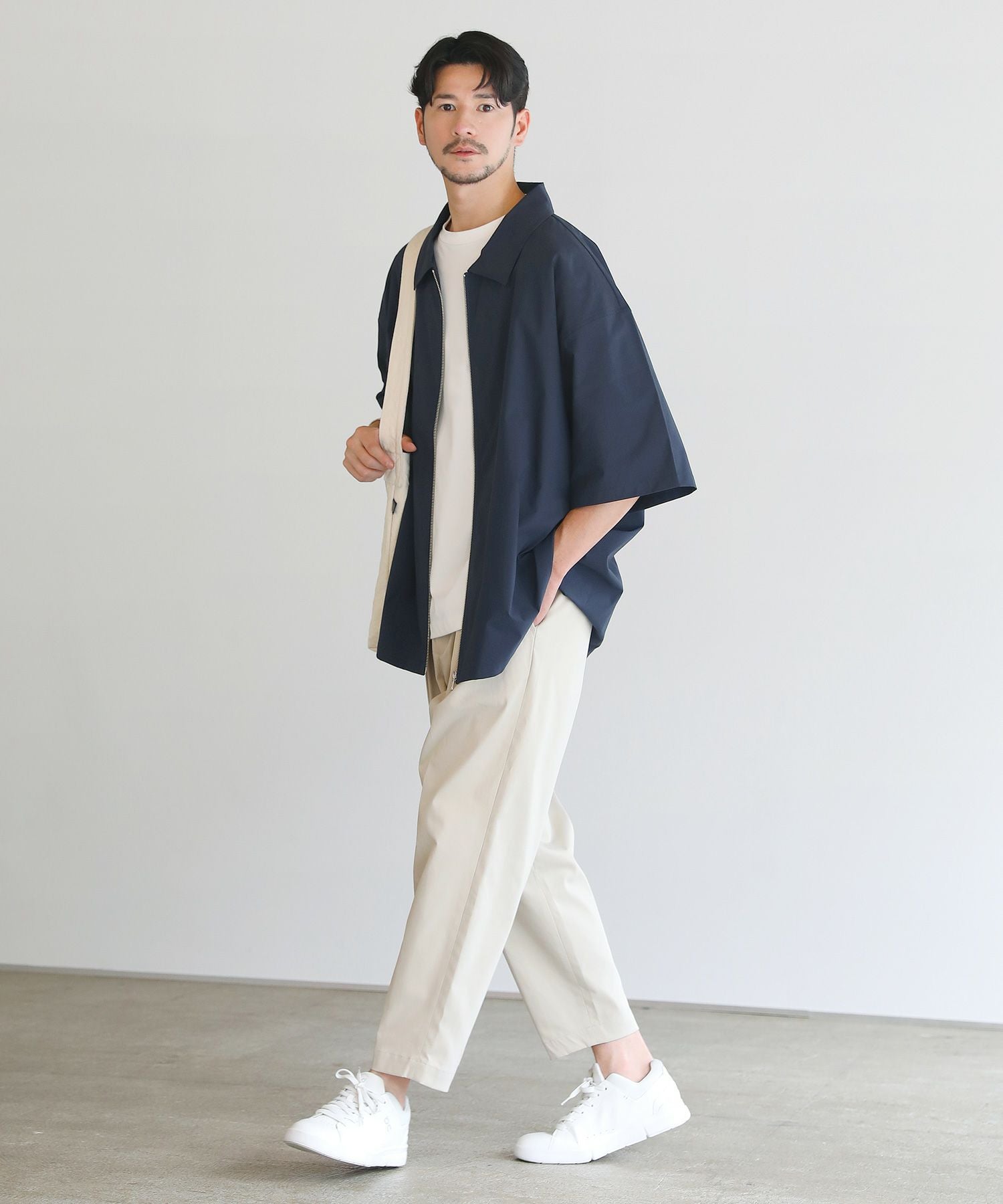 SOLOTEX(R)半袖ZIPシャツ | 【公式】SPU スプ公式通販｜メンズセレクト